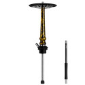 Кальян Tiaga Hookah Astra Gold на колбе Craft Black 57 см
