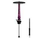 Кальян Tiaga Hookah Astra Pink на колбе Craft Black 57 см