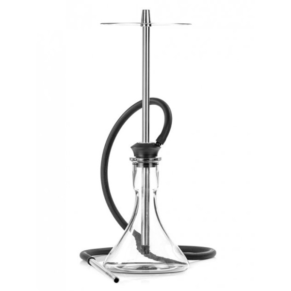 Кальян Tiaga Hookah Classic Silver на колбі Candy Clear 57 см