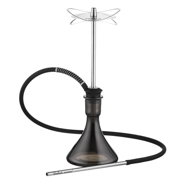 Кальян Tiaga Hookah Orbita Silver на колбі Candy Black 57 см