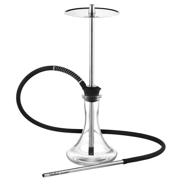 Кальян Tiaga Hookah Classic Silver на колбе Craft Clear 57 см