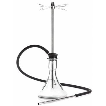 Кальян Tiaga Hookah Orbita Silver на колбі Candy Clear 57 см