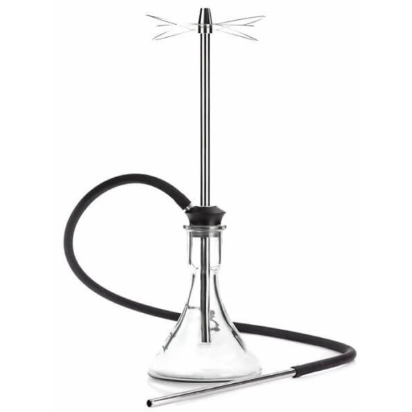 Кальян Tiaga Hookah Orbita Silver на колбе Candy Clear 57 см