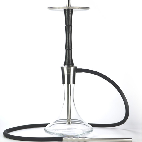 Кальян TOTEM Hookah Idol Full Black на резьбе с колбой 67 см