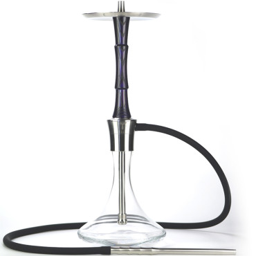 Кальян TOTEM Hookah Idol Purple Noir на резьбе с колбой 67 см Кальян TOTEM Hookah Idol Purple Noir на резьбе с колбой 67 см