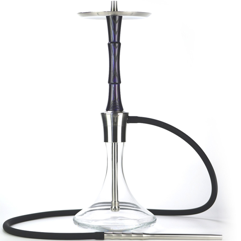 Кальян TOTEM Hookah Idol Purple Noir на резьбе с колбой 67 см Кальян TOTEM Hookah Idol Purple Noir на резьбе с колбой 67 см