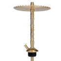 Кальян Trumpet Hookah Moar Gold з колбою Craft Clear 54 см