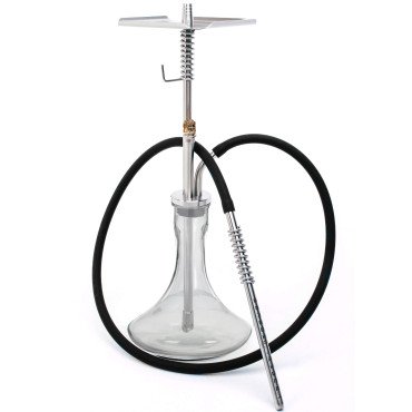 Кальян Trumpet Hookah Skull Silver 60 см