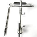 Кальян Trumpet Hookah Silver 60 см