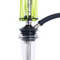 Кальян Trumpet Hookah Rider Lime на колбі Clear 57 см