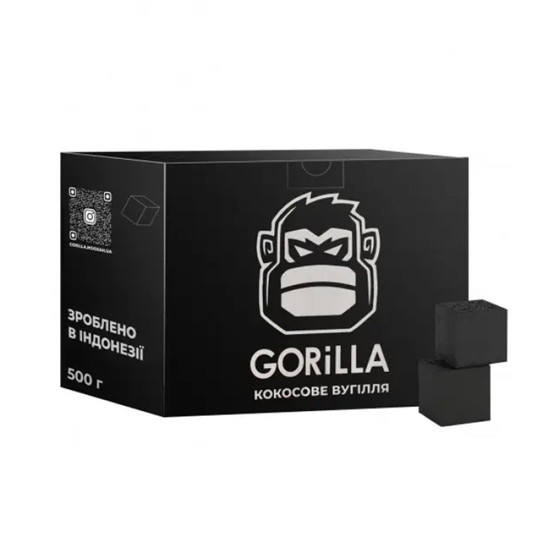 Кокосовый уголь Gorilla 0.5 кг Кокосовый уголь Gorilla 0.5 кг