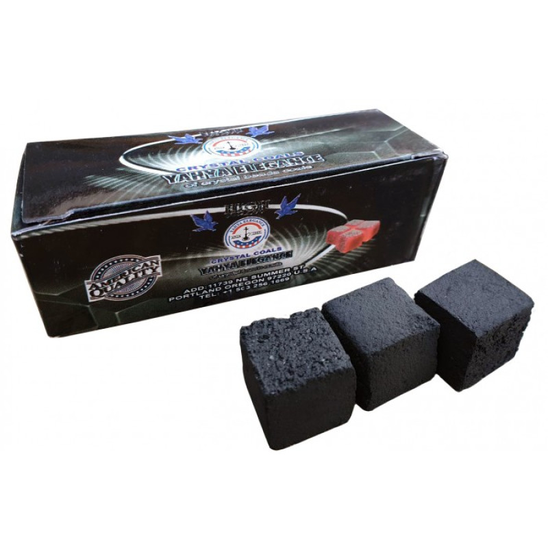 Кокосовый уголь Coco Yahya Elegant mini CUBE 3 шт