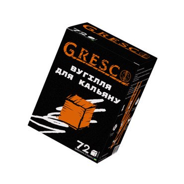 Ореховый уголь Gresco (в коробке) 1 кг