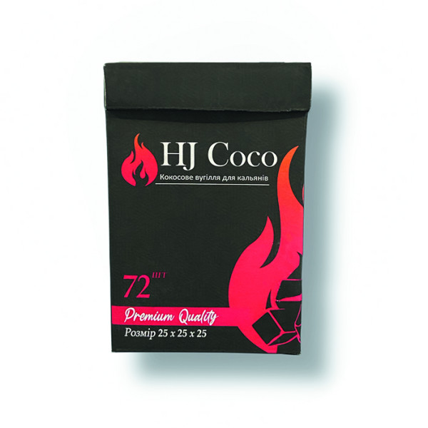 Кокосовый уголь Hj Coco (в коробке) 1 кг