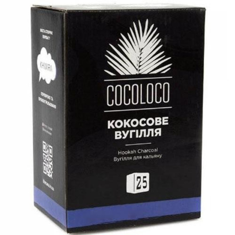 Кокосовый уголь Khmara Cocoloco 1 кг Кокосовый уголь Khmara Cocoloco 1 кг