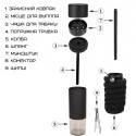 Кальян Yahya Tube Black (автомобільний) 25 см