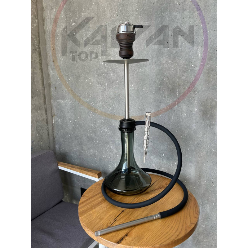 Кальян GORILLA Full Set Silver на колбі Craft Gray 57 см