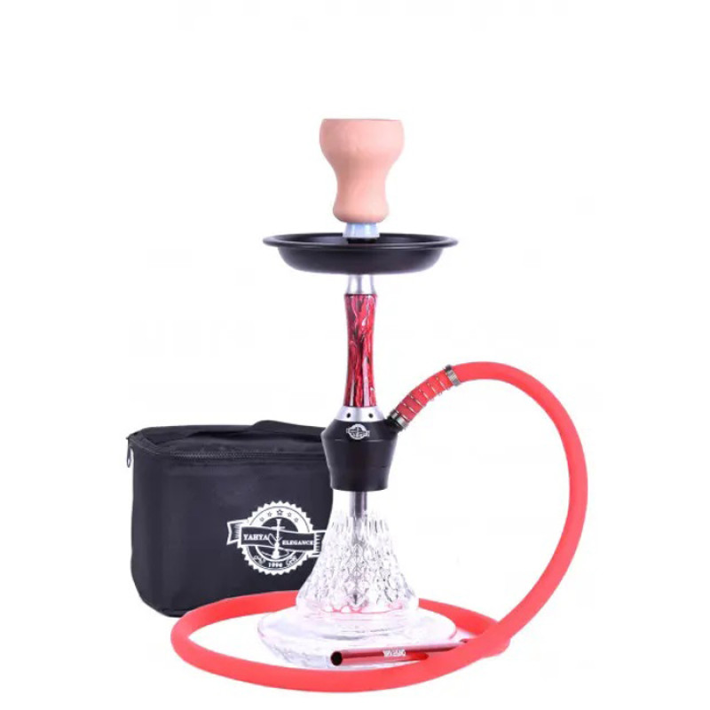 Кальян с сумкой Yahya Lotus Click Mini Red 43 см Кальян с сумкой Yahya Lotus Click Mini Red 43 см