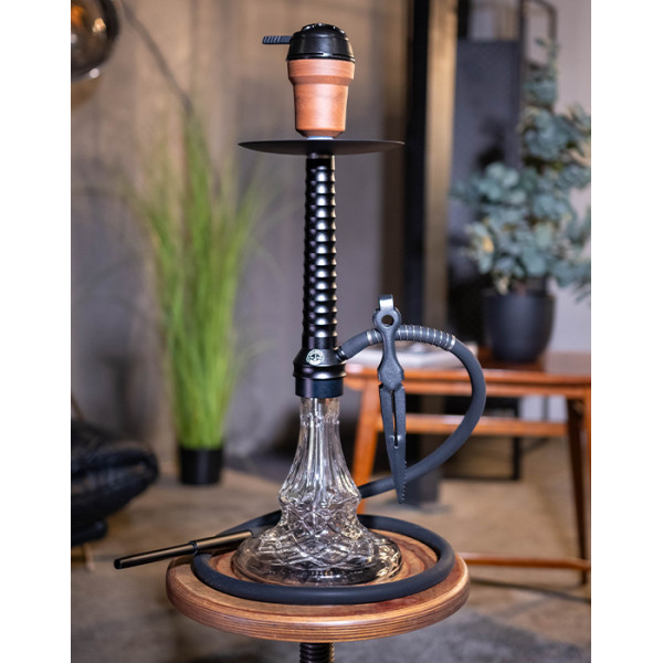 Кальян с сумкой Yahya Spray Mini Black Edition 55 см