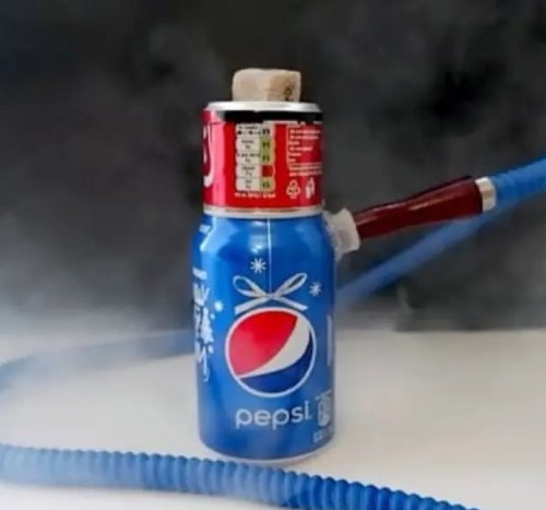 Жестяной баночный кальян